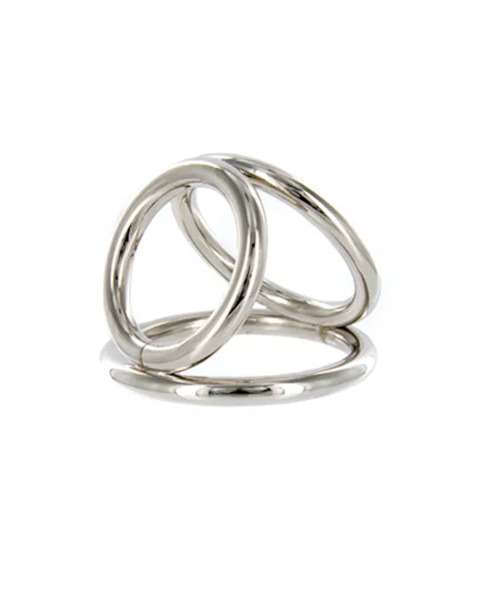 Chrome Triple Cock and Ball Ring