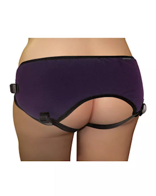 Plus Size Beginners Purple Strap-On