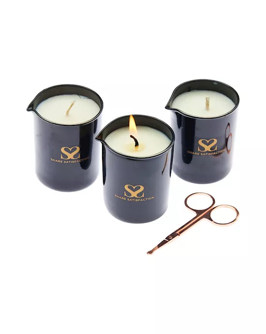 Share Satisfaction Massage Candle Set